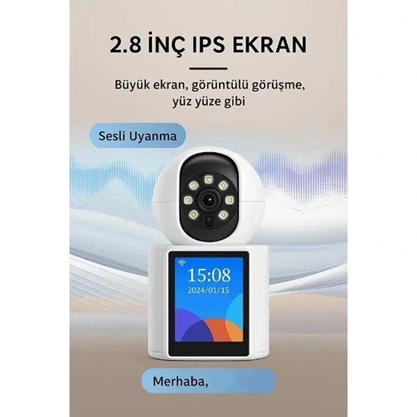 Akıllı Ev Kamerası 2.4 Ghz - Resim 5