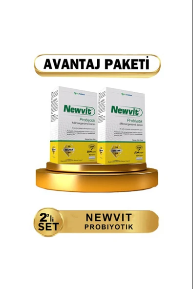 Newvit Probiyotik 30 Kapsül 2 Adet ürün görseli 1