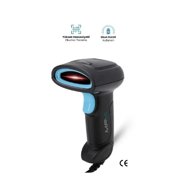 Usb Kablolu 1d/2d Barkod & Karekod Okuyucu ürün görseli 1