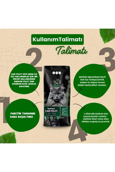 happycatlitter 40 Litre Topaklanan Çam Peleti Kedi Kumu ( 4 Adet ) - Resim 3