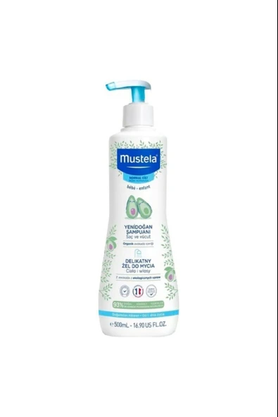 Mustela Yenidoğan Şampuanı 500 ml ürün görseli 1
