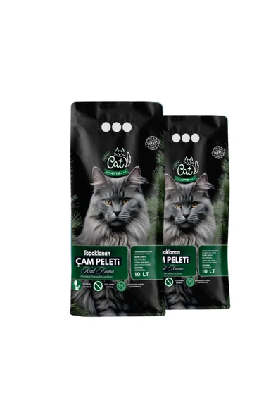 happycatlitter 20 Litre Topaklanan Çam Peleti Kedi Kumu ( 2 Adet ) ürün görseli 1