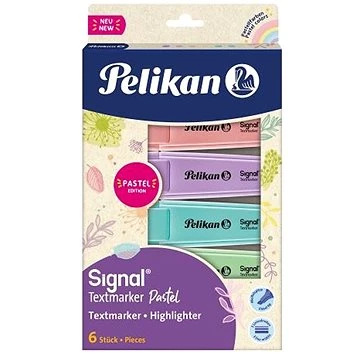 Pelikan SİGNAL Textmarker 6'lı Pastel Renkler Set