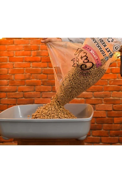 happycatlitter 10 Litre Topaklanan Çam Peleti Kedi Kumu ( 1 Adet ) - Resim 6