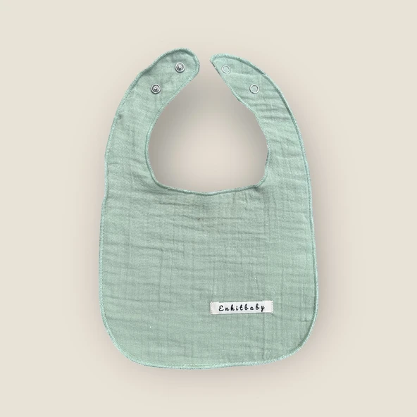 5'li Sıvı Geçirmez Çift Kat Müslin Mama Ve Salya Önlüğü, %100 Pamuk Alezli Erkek Set - Resim 6