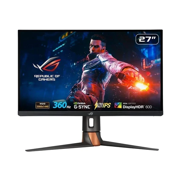 Asus ROG Swift PG27AQN 27" 1 ms 2K Pivot IPS 360 Hz Oyuncu Monitörü ürün görseli 1