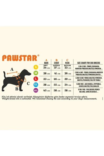 Pawstar Kahverengi Elgin Paws Ekose Desen Yelek Köpek Yeleği Köpek Kıyafeti Köpek Yağmurluk - Resim 8