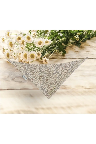 4 Adet Sıvı Geçirmez Müslin Oval Fular Önlük, %100 Pamuk - Resim 7