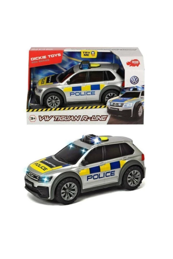 Simba Dickie Toys Işıklı ve Sesli Volkswagen Tiguan R-Line Polis Arabası 25 Cm