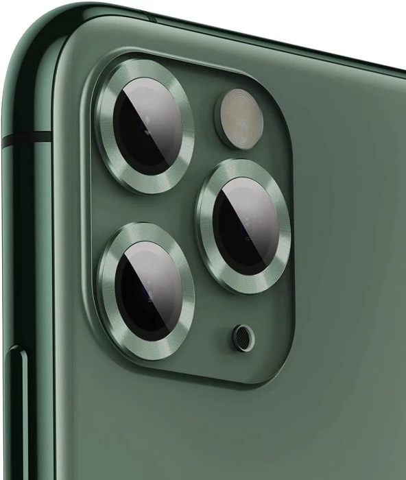 Logis Apple İphone 11 Pro Max Renkli Kamera Lens Koruma Camı 3lü