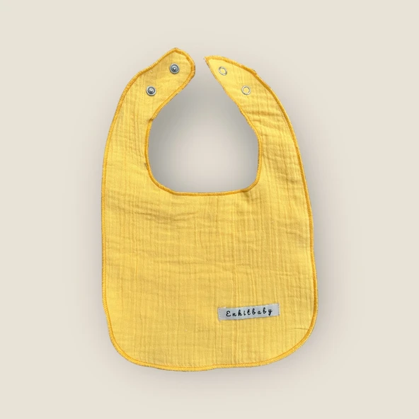 5'li Sıvı Geçirmez Çift Kat Müslin Mama Ve Salya Önlüğü, %100 Pamuk Alezli Kız Set - Resim 5