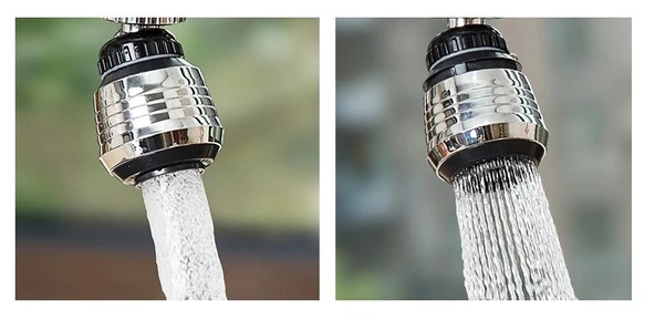 Hortumlu Esnek Su Tasarruflu 2 Modlu Musluk Başlığı - Resim 5