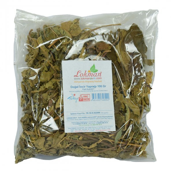 LokmanAVM İncir Yaprağı Doğal 100 Gr Paket - 2
