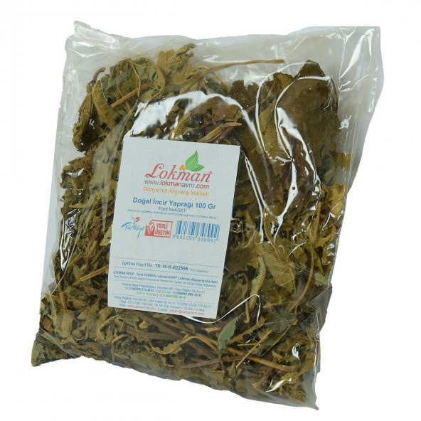 LokmanAVM İncir Yaprağı Doğal 100 Gr Paket - 3