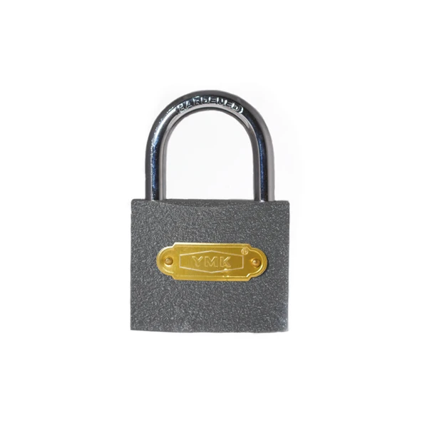 Eko Gri Döküm Kısa Kancalı Asma Kilit 63mm ürün görseli 1