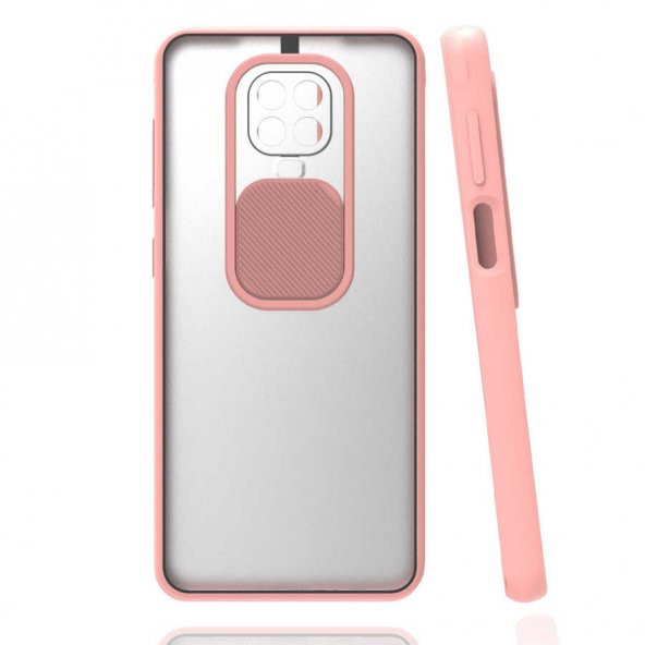 Xiaomi Redmi Note 9 Pro Kılıf Lensi Sürgülü Kamera Koruyucu Kılıf - 5