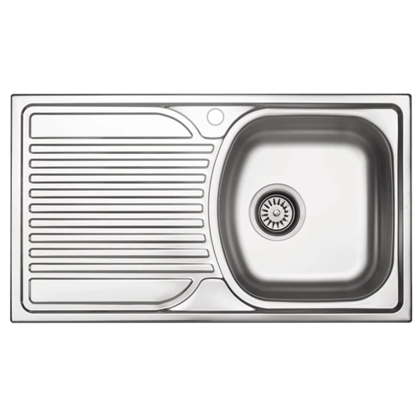 78 X 44 Mutfak Eviyesi 7844tgr Keten Sol Damlalıklı ürün görseli 1