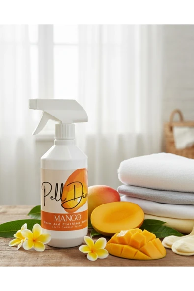 Pelldio Mango Ev, Tekstil, Oda ve Çamaşır Spreyi 500ml - Resim 2