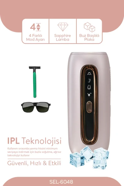 Sinbo SEL-6048 IPL Lazer Epilasyon Cihazı | Acısız Kalıcı Epilasyon - PURPLE ürün görseli 1