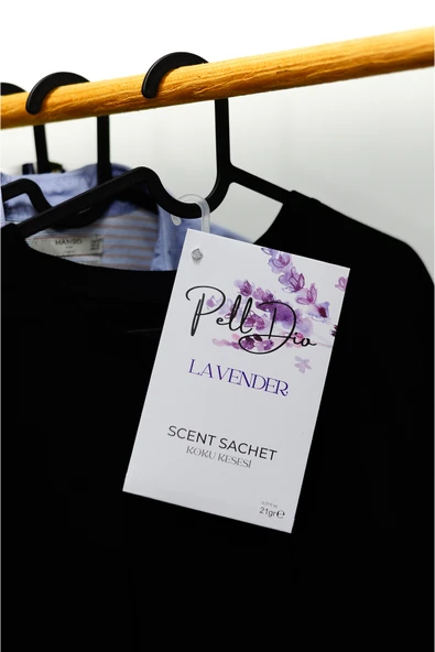 Pelldio 3'lü Lavender Ayakkabılık Dolap Ve Çekmece Parfümlü Kese Kokusu Oda Koku Kesesi - Resim 3