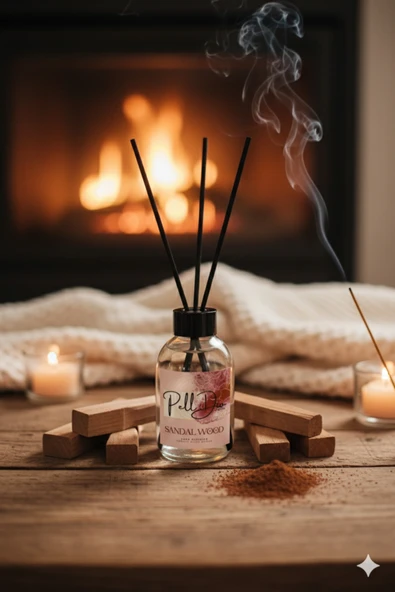 Pelldio Sandal Wood Çubuklu Oda Kokusu Eko 100ml - Resim 2