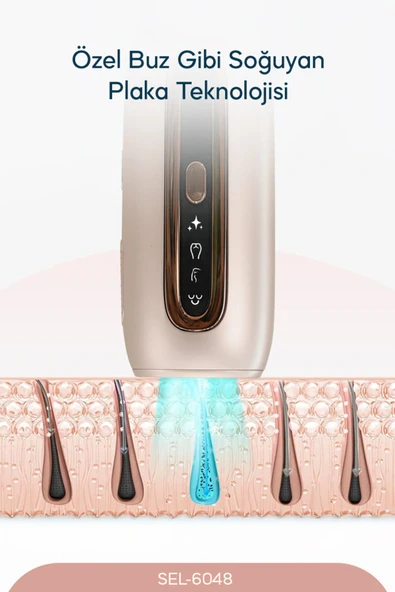 Sinbo SEL-6048 IPL Lazer Epilasyon Cihazı | Acısız Kalıcı Epilasyon - PURPLE - Resim 5