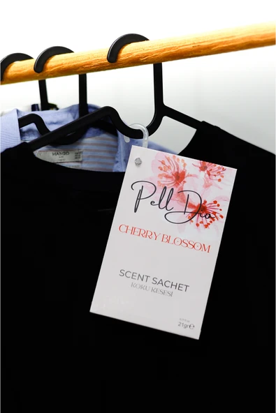 Pelldio 10'lu Cherry Blossom Ayakkabılık Dolap Ve Çekmece Parfümlü Kese Kokusu Oda Koku Kesesi - Resim 2