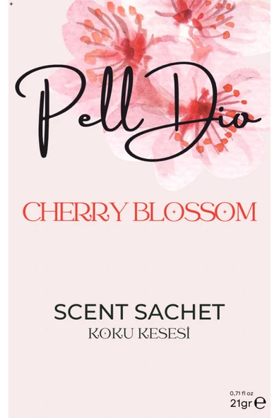 Pelldio Cherry Blossom Ayakkabılık Dolap Ve Çekmece Parfümlü Kese Kokusu Oda Koku Kesesi - Resim 3