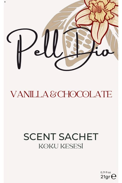 Pelldio Vanilla Ayakkabılık Dolap Ve Çekmece Parfümlü Kese Kokusu Oda Koku Kesesi - Resim 3