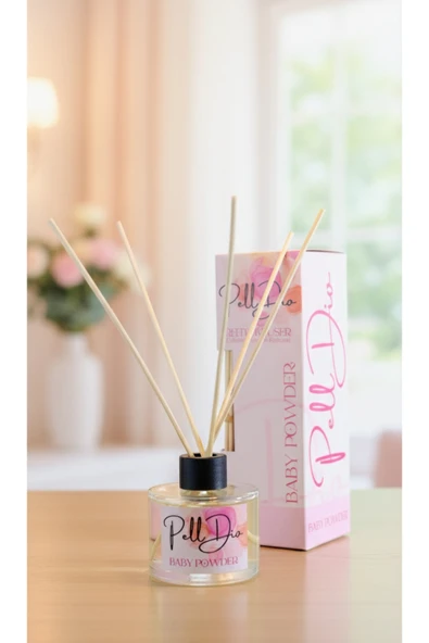 Pelldio Baby Powder Çubuklu Oda Kokusu 110ml ürün görseli 1