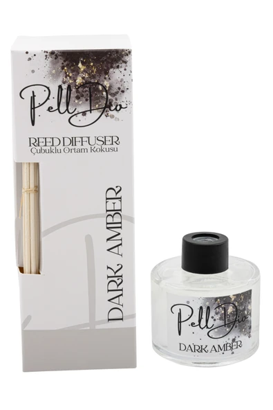 Pelldio Dark Amber Çubuklu Oda Kokusu 110ml - Resim 3