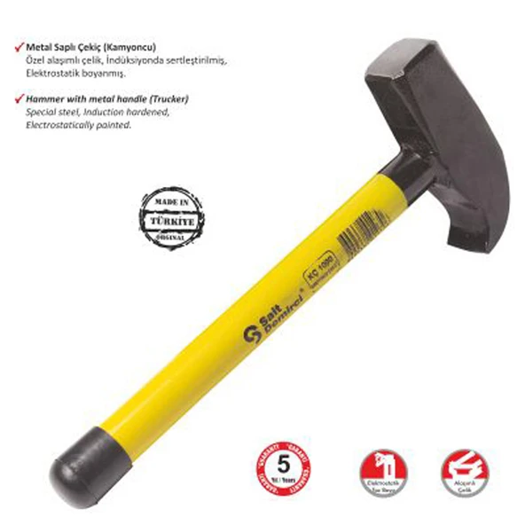 S.D. Kamyoncu Metal Saplı Çekiç 1000 gr ürün görseli 1