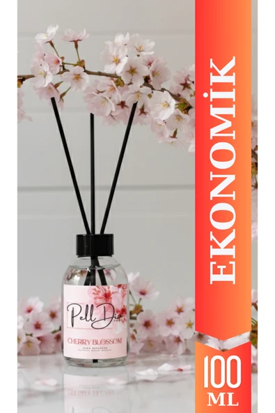 Pelldio Cherry Blossom Çubuklu Oda Kokusu Eko 100ml ürün görseli 1