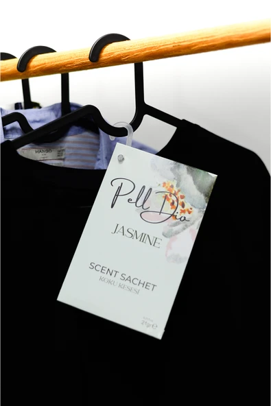 Pelldio 5'li Jasmine Ayakkabılık Dolap Ve Çekmece Parfümlü Kese Kokusu Oda Koku Kesesi - Resim 4