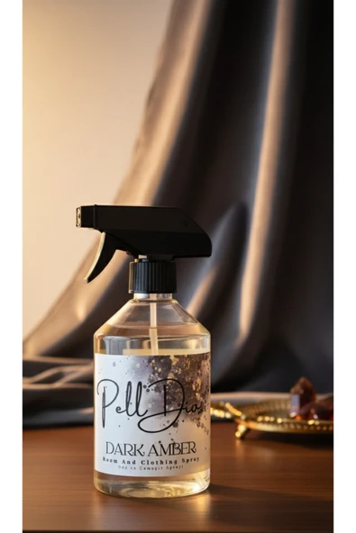 Pelldio Dark Amber Oda ve Çamaşır Spreyi 500ml ürün görseli 1