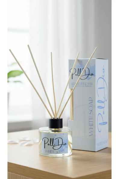 Pelldio White Soap Çubuklu Oda Kokusu 110ml ürün görseli 1
