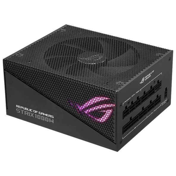 ASUS ROG STRIX 1000W 80+ Gold AURA ATX3.0 PCIe5.0 Full Modüler 135mm Fanlı PSU ROG-STRIX-1000G-AURA ürün görseli 1