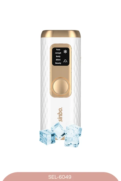 Sinbo SEL-6049 IPL Epilasyon Cihazı | Hassas Ciltler İçin Özel - Beyaz - Resim 2