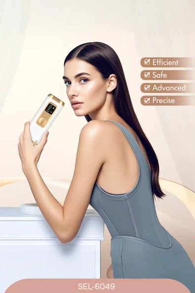 Sinbo SEL-6049 IPL Epilasyon Cihazı | Hassas Ciltler İçin Özel - Beyaz - Resim 7