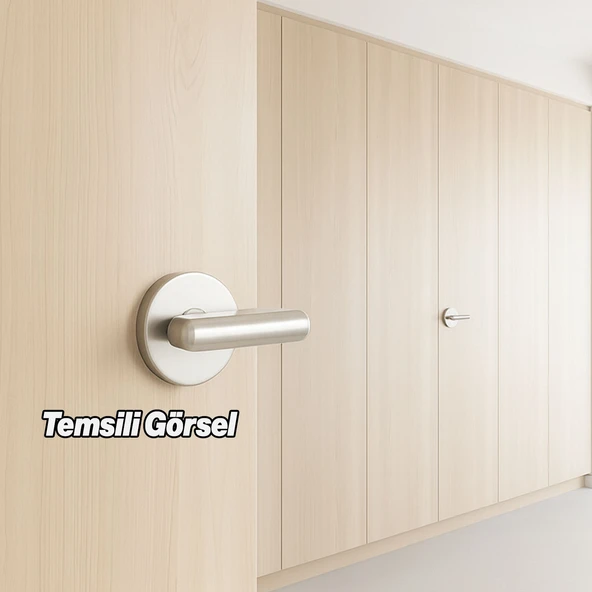 Banyo Wc Tuvalet Kabin Mandalı Dayanıklı Kilit Metal Kapı Kilidi Soyunma Odası Kullanımı - Resim 5