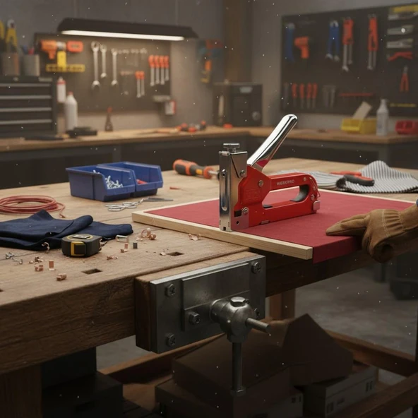 WORKPRO WP223005 3 IN 1 4-14mm Profesyonel Mekanik Zımba ve 14mm Çivi Tabancası + 1500 Adet Zımba/Çivi - Resim 5