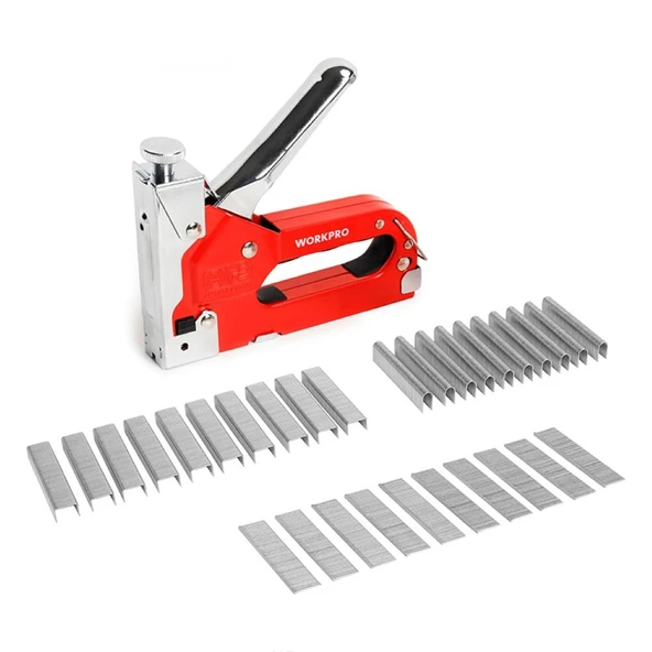 WORKPRO WP223005 3 IN 1 4-14mm Profesyonel Mekanik Zımba ve 14mm Çivi Tabancası + 1500 Adet Zımba/Çivi - Resim 2