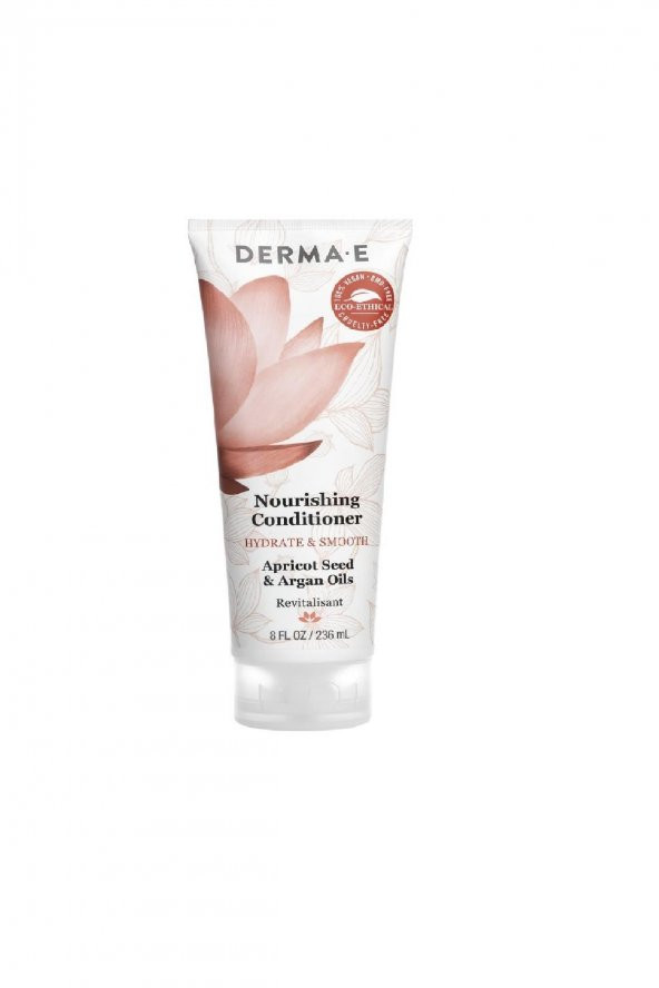 DERMA E Hydrate & Smooth Nourishing Conditioner 236 ml - Apricot Seed & Argan Oils