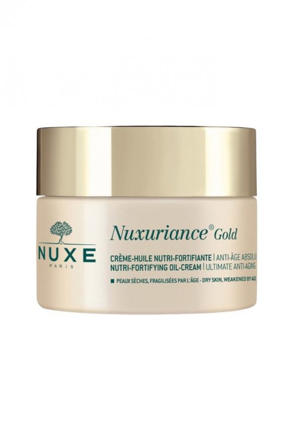 NUXE Nuxuriance Gold Nutri-Fortifying Oil Cream 50 ml - Gündüz Kremi, Tüm ciltler