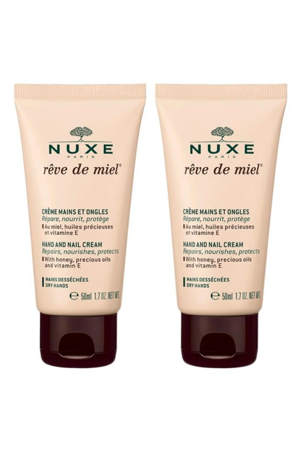 NUXE Reve De Miel Crème Mains et Ongles 50 ml - El Kremi ALANA 2. ÜRÜN %50 İNDİRİMLİ