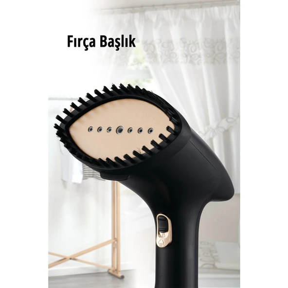Kiwi Ksı-670N 1800W Portatif Buharlı Kırışıklık Giderici - Paslanmaz Çelik Buhar Çıkışı - Resim 3