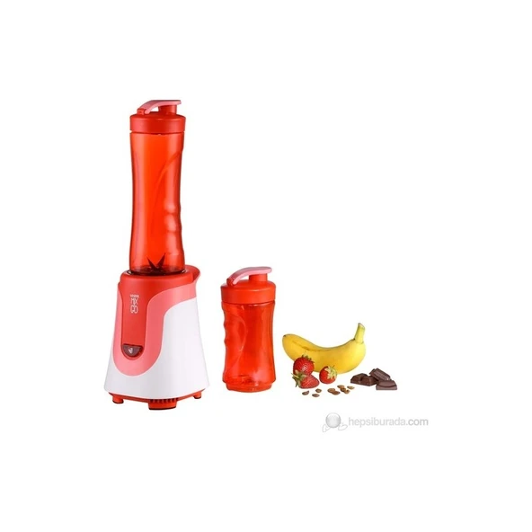 Vestel Mix & Go Blender - Kırmızı / 300 Watt ürün görseli 1