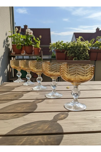 Bohemia Kristal Dondurmalık Cup Bardak 200 cc 6 adet ürün görseli 1