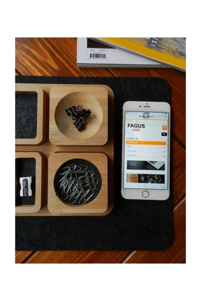 Fagus Wood Arayende Masa Düzenleyici - Resim 6