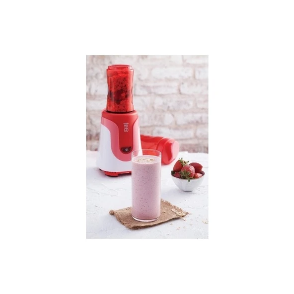 Vestel Mix & Go Blender - Kırmızı / 300 Watt - Resim 7